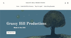 Desktop Screenshot of grassyhillproductions.com