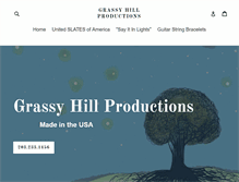 Tablet Screenshot of grassyhillproductions.com